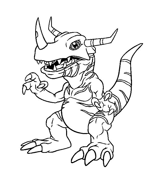 Coloriage Digimon Agumon Imprimer Coloriagemanga