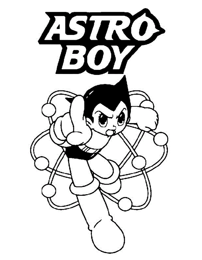 Coloriage Affiche Astro Boy