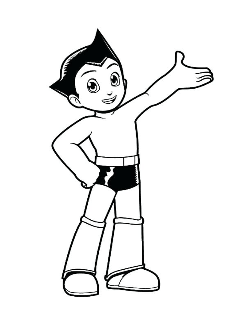 Coloriage Astro Boy mignon
