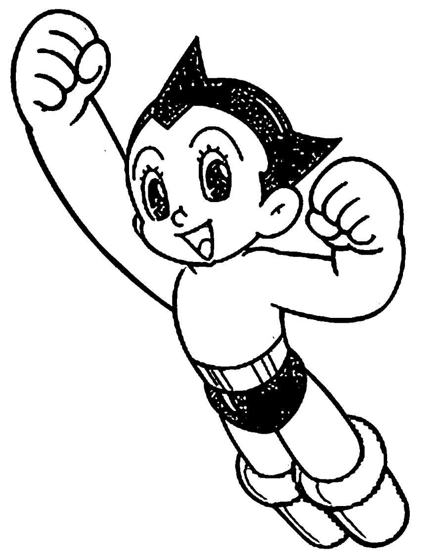 Coloriage Astro Boy Photo gratuitement