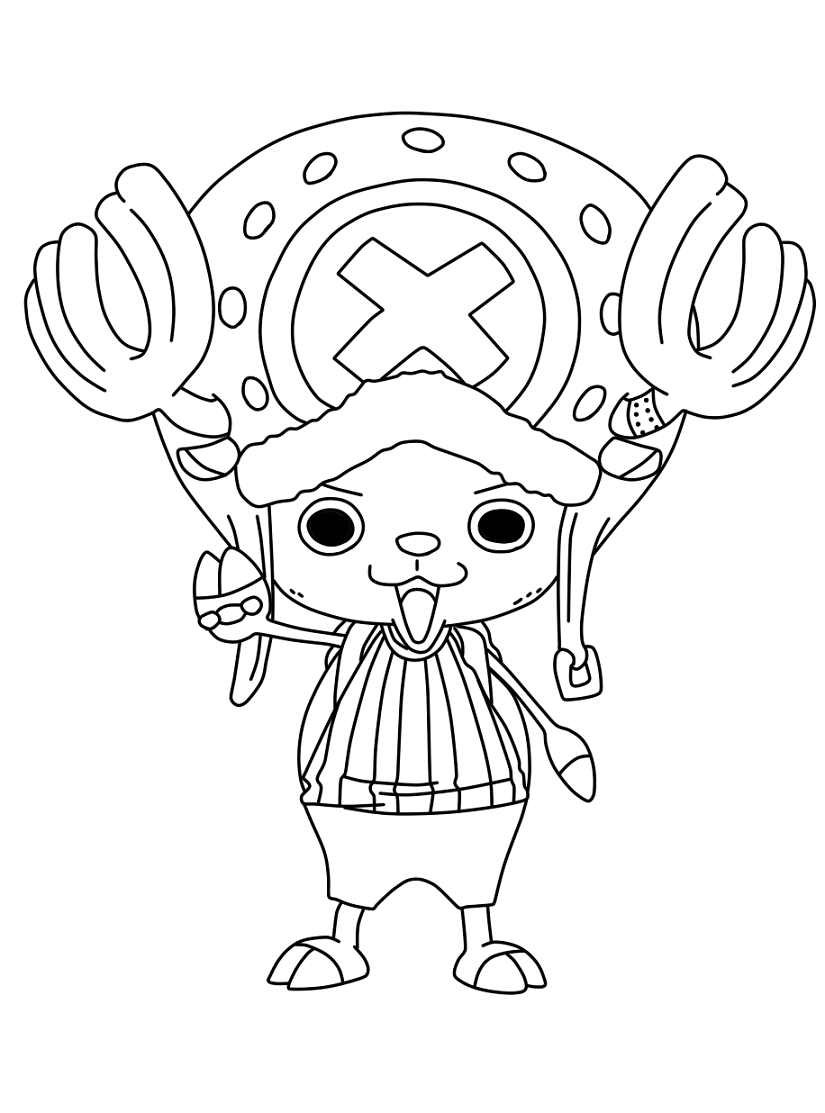 Coloriage Beau Tony Tony Chopper