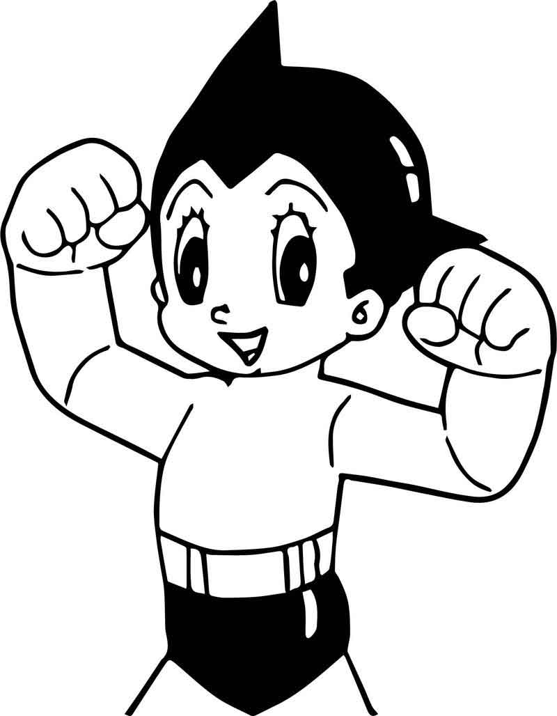Coloriage Bébé Astro Boy