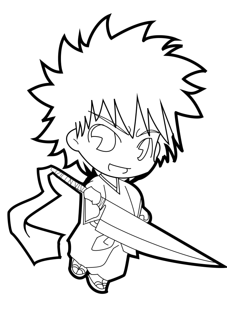 Coloriage Bébé Ichigo