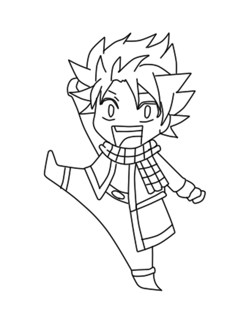 Coloriage Bébé Natsu