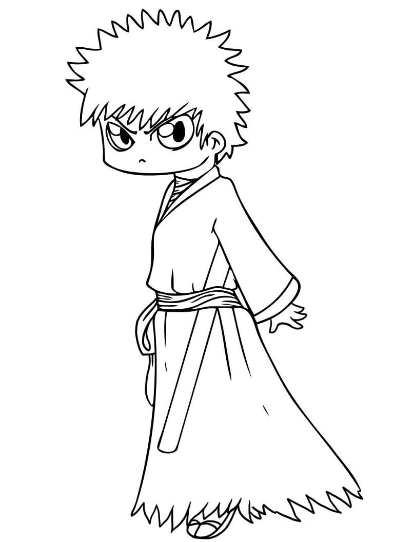 Coloriage Chibi Ichigo