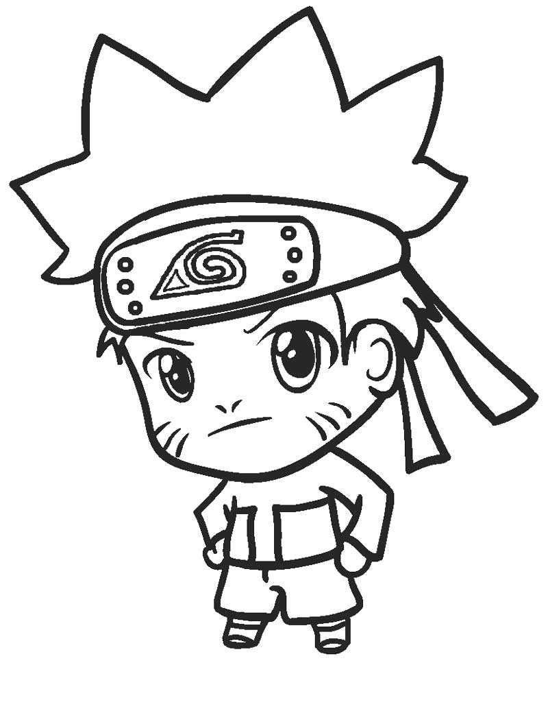 Coloriage Chibi Naruto