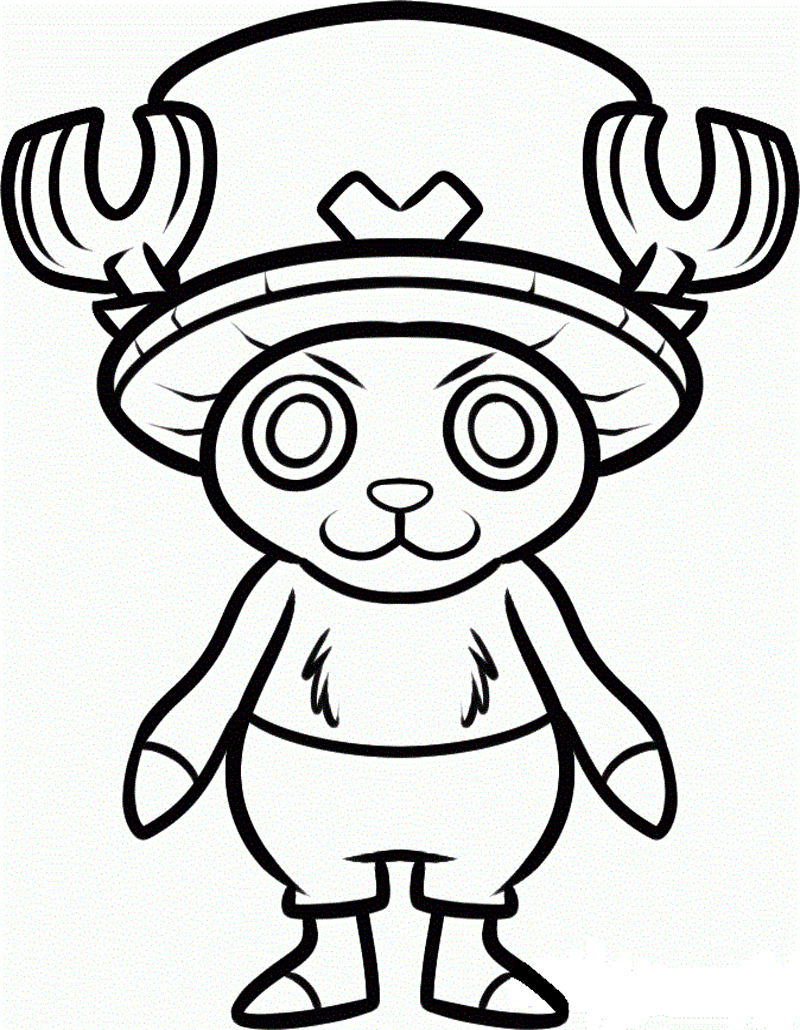 Coloriage Chibi Tony Tony Chopper