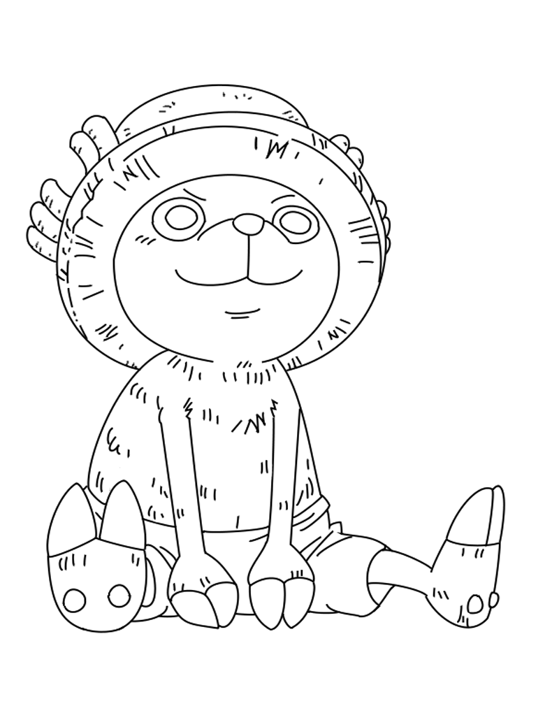 Coloriage Drôle Tony Tony Chopper