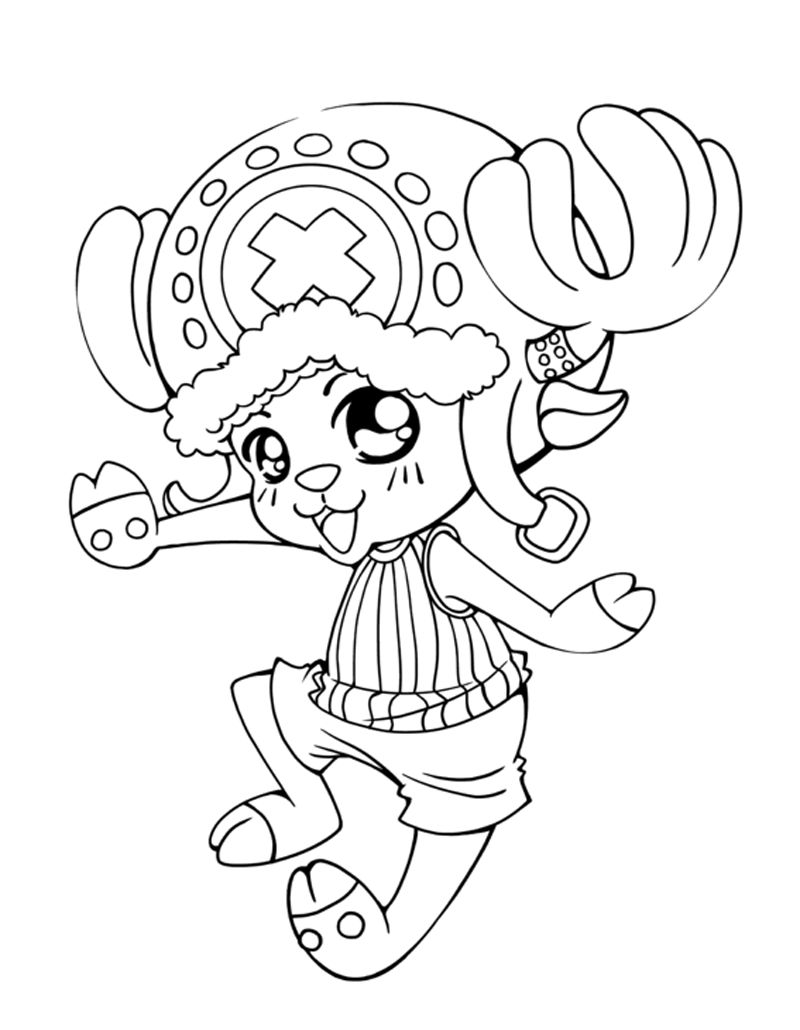 Coloriage Image HD de Tony Tony Chopper