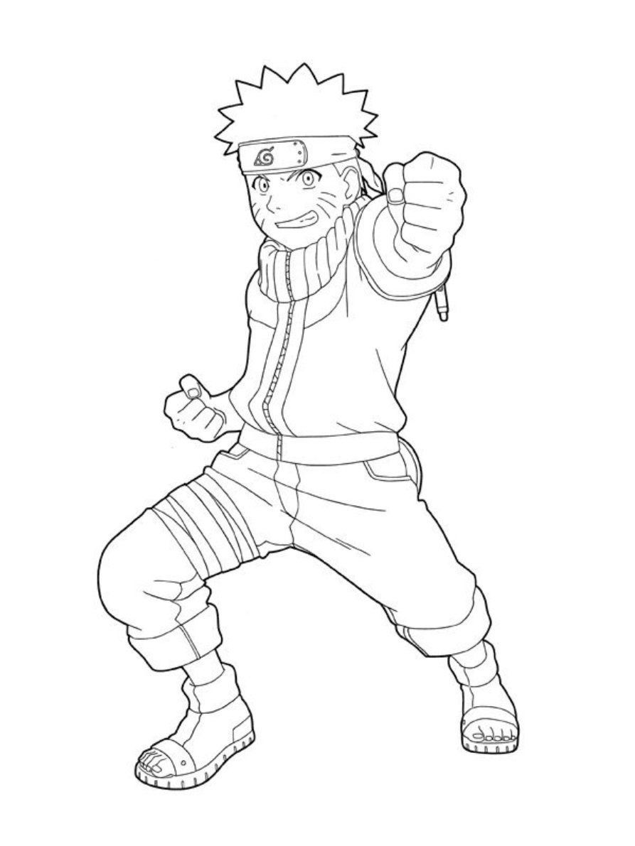 Coloriage Imprimable Naruto