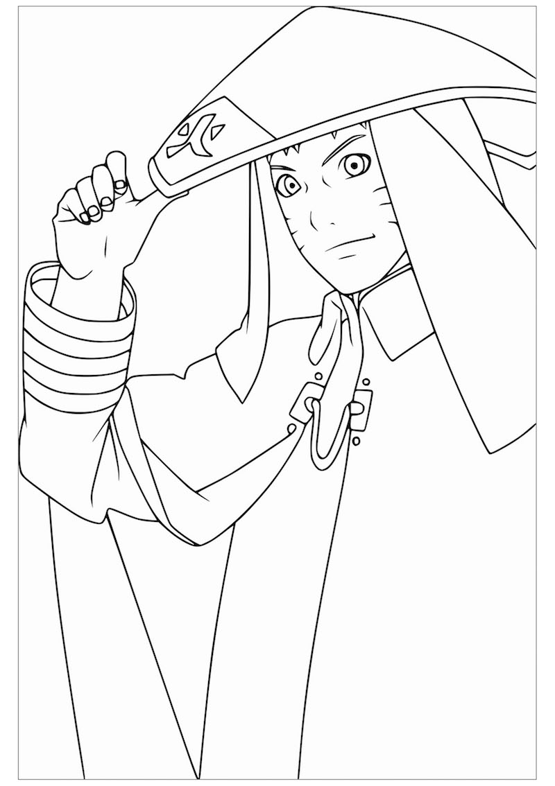 Coloriage La beauté de Naruto