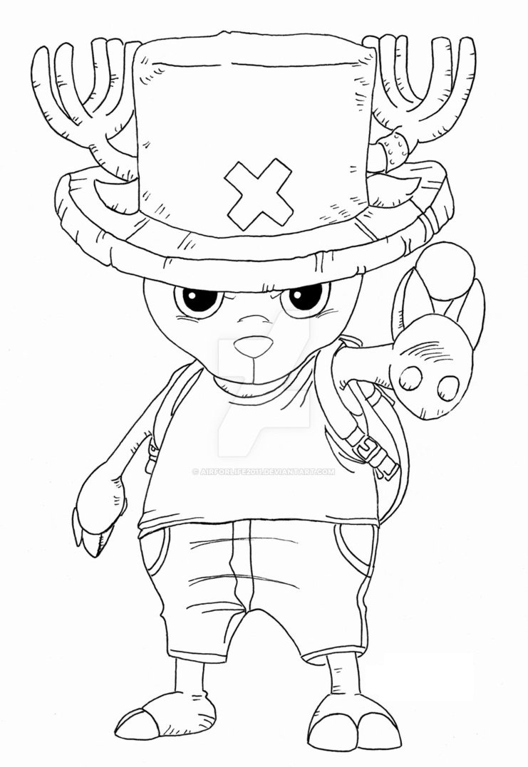 Coloriage Le Gentil Tony Tony Chopper