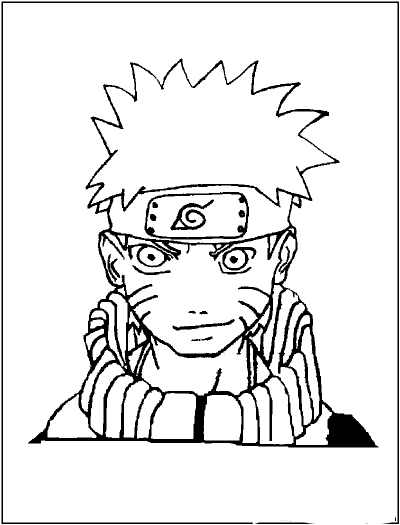 Coloriage Naruto de Naruto Shippuden