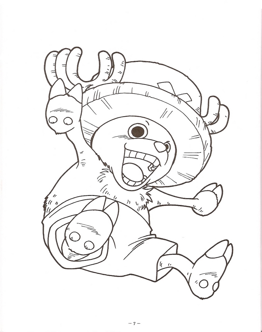 Coloriage Passionnant Tony Tony Chopper