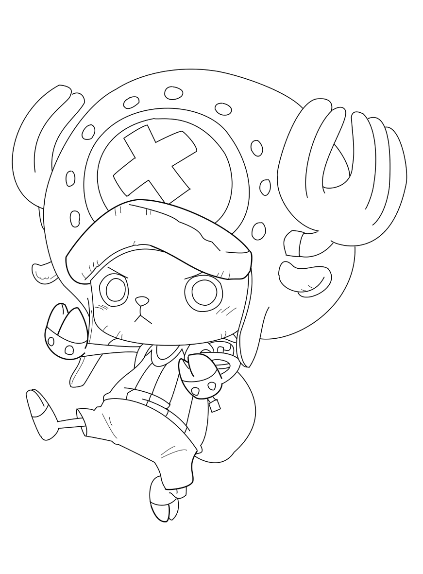 Coloriage Tony Tony Chopper