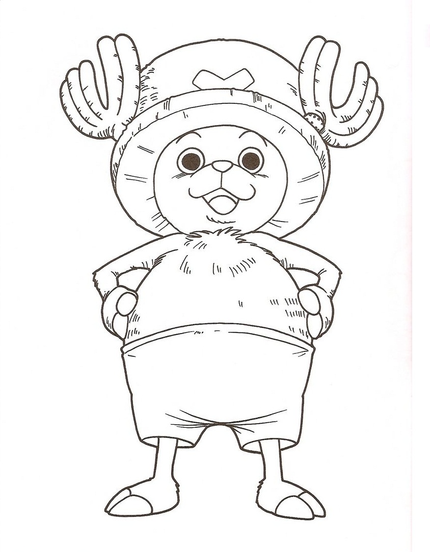 Coloriage Tony Tony Chopper De One Piece