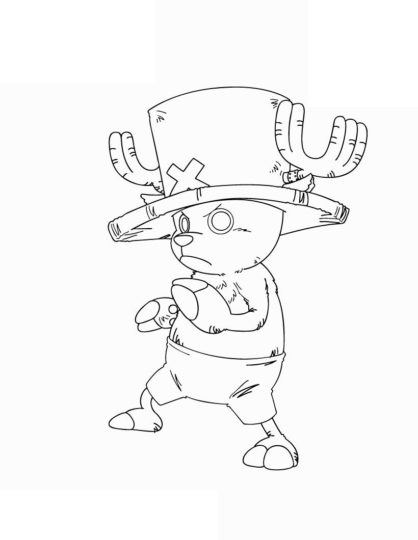 Coloriage Tony Tony Chopper Photo