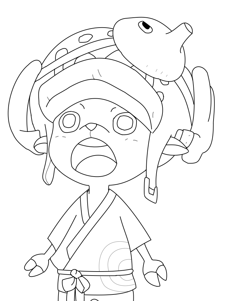 Coloriage TonyTony ChopperImage