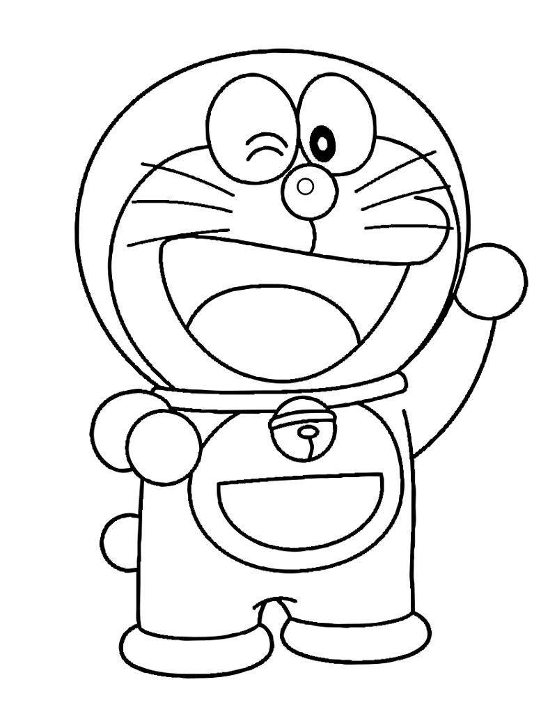 Coloriage Amusement Doraemon