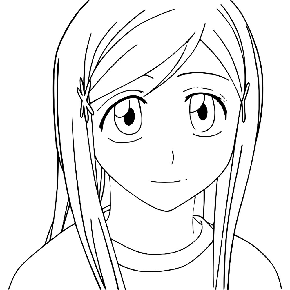 Coloriage Belle Orihime Inoue