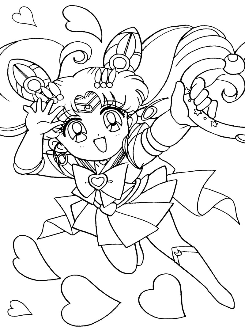 Coloriage Bon Chibiusa