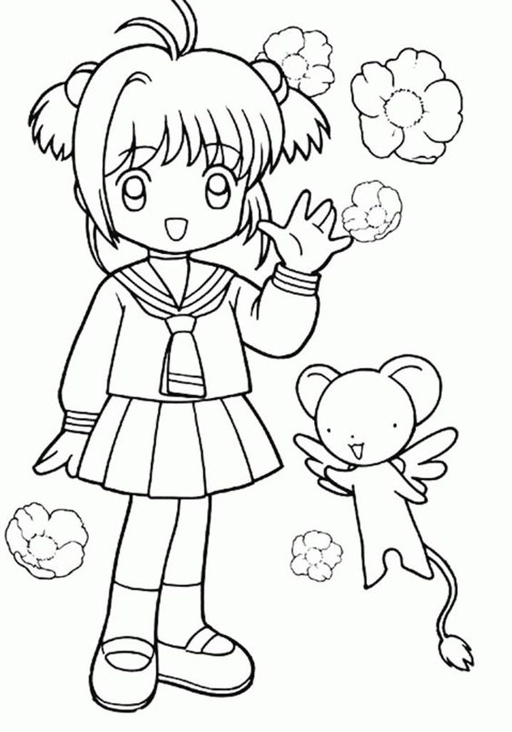 Coloriage Chibi Cardcaptor Sakura