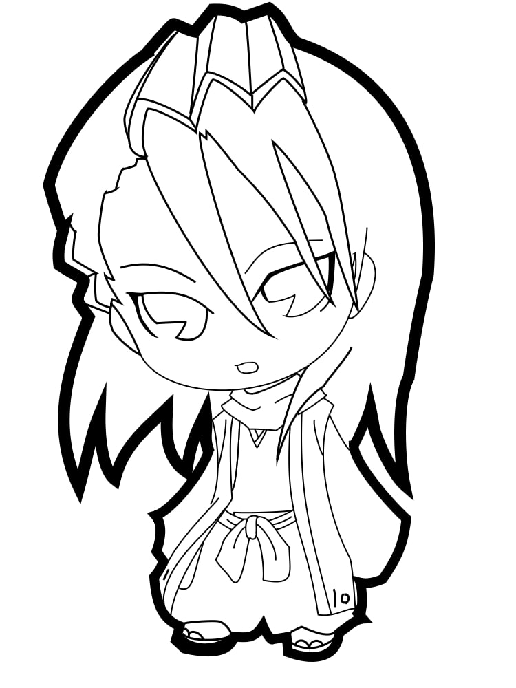 Coloriage Chibi Kuchiki imprimer