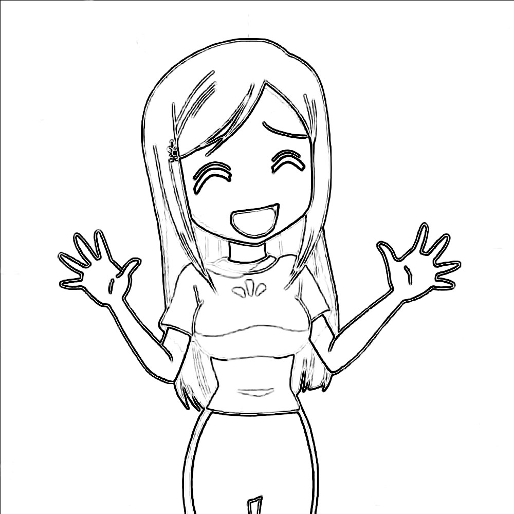 Coloriage Chibi Orihime Inoue