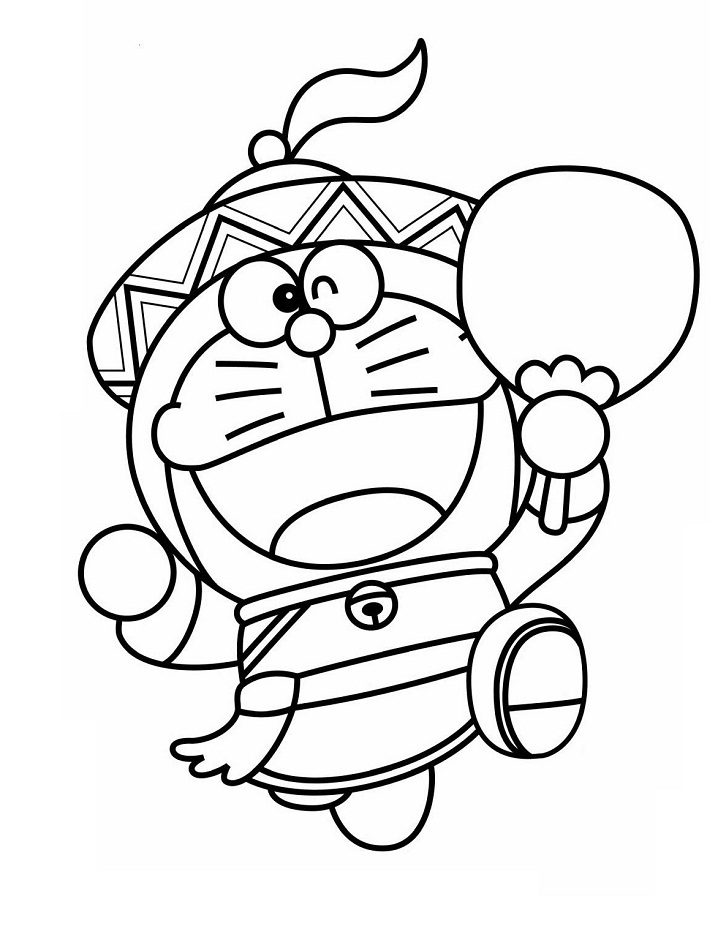 Coloriage Génial Doraemon