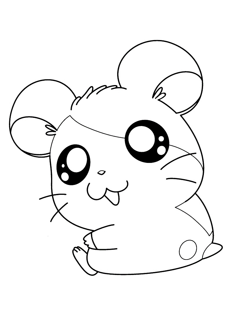 Coloriage Hamtaro Assis