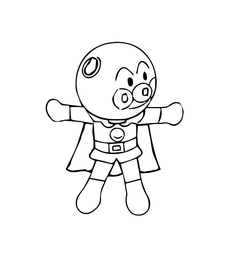 Coloriage Image Anpanman gratuite