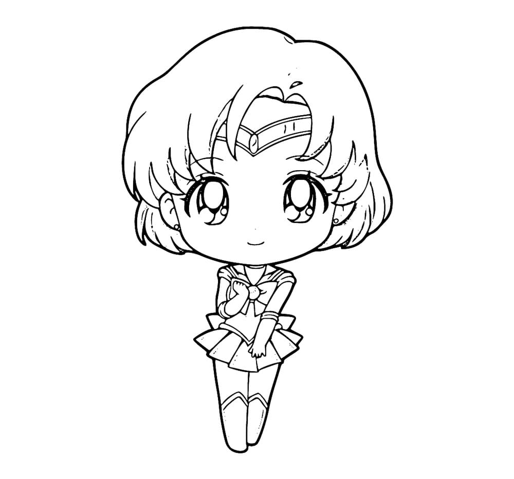 Coloriage Image Chibi Ami Mizuno