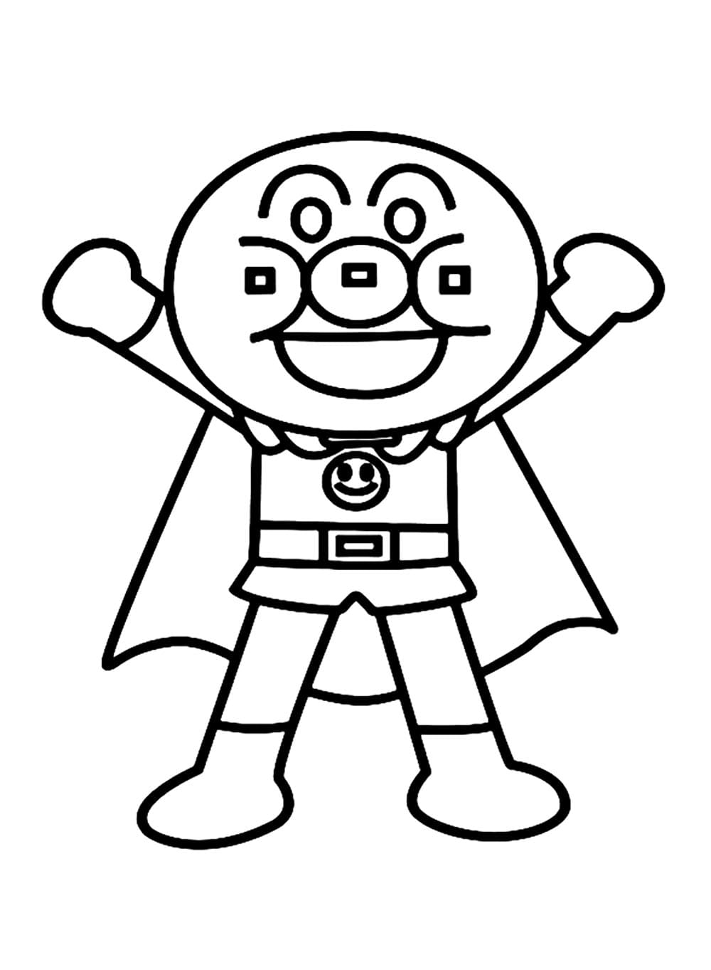 Coloriage Image d’Anpanman