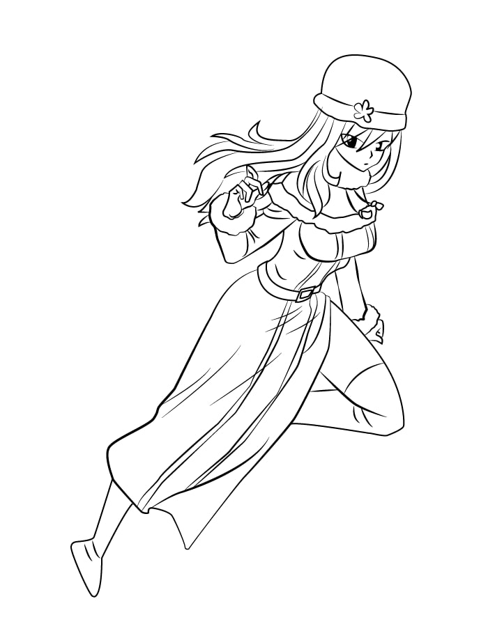 Coloriage Image de Juvia Loxar