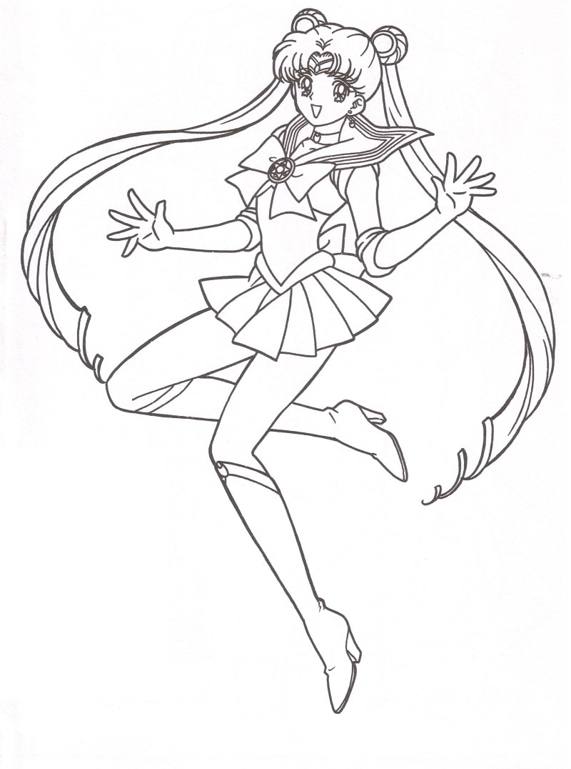 Coloriage Image d'Usagi Tsukino