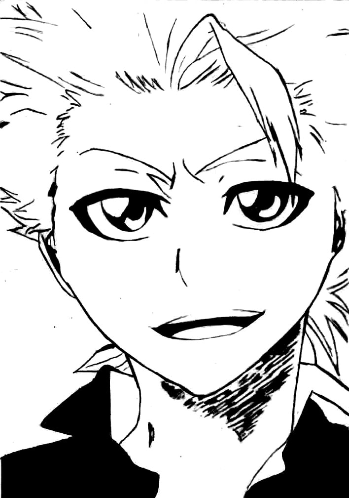 Coloriage Image gratuite Tôshirô Hitsugaya