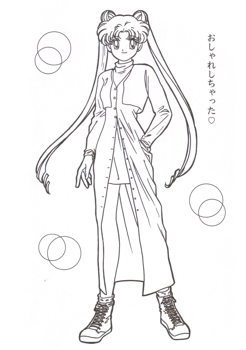 Coloriage Image gratuite Usagi Tsukino