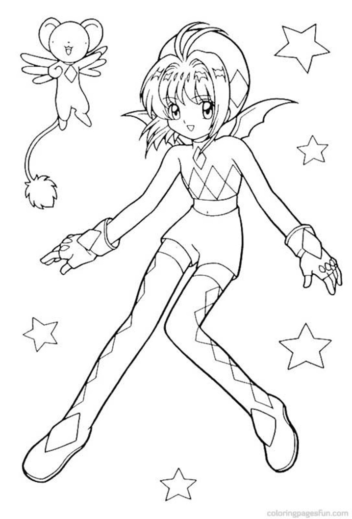 Coloriage Image mignonne de Cardcaptor Sakura