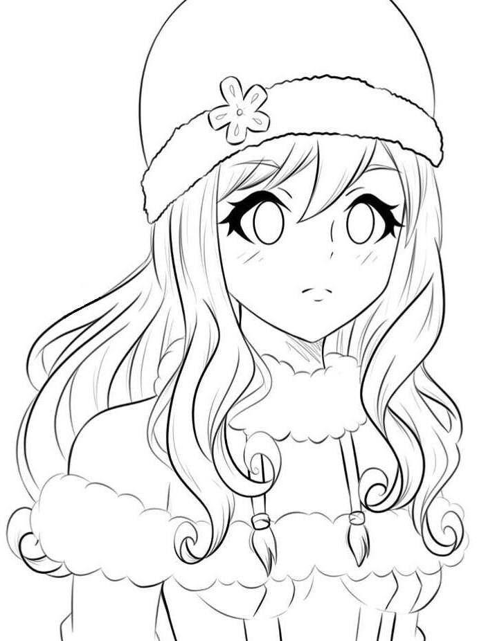 Coloriage Image mignonne de Juvia Loxar