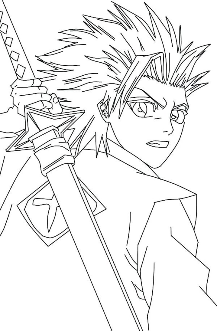 Coloriage Image Tôshirô Hitsugaya imprimable