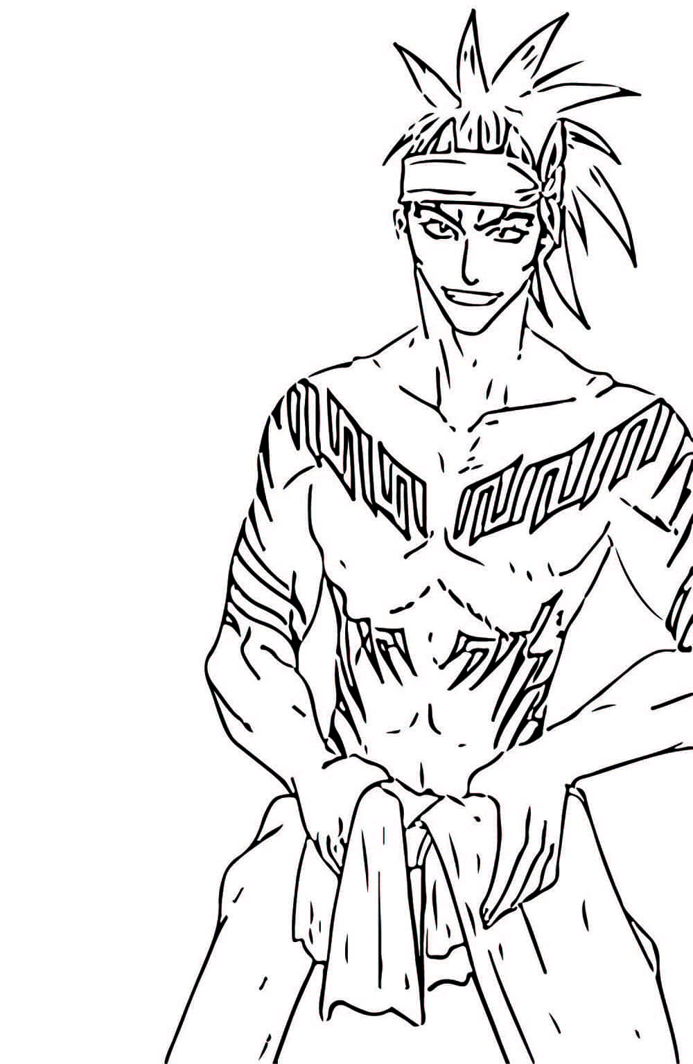 Coloriage Imprimer Gratuitement Renji Abarai