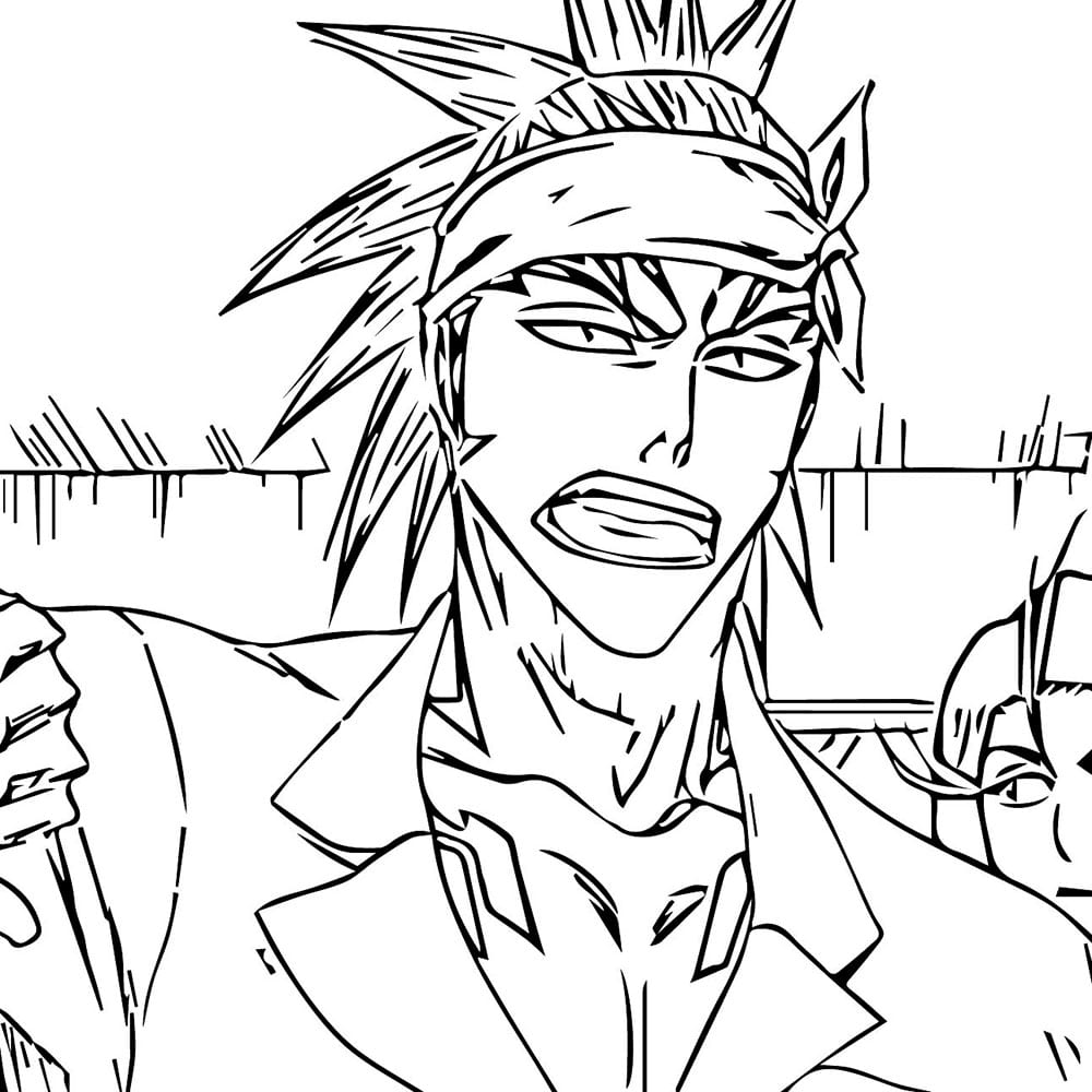 Coloriage Imprimer Renji Abarai