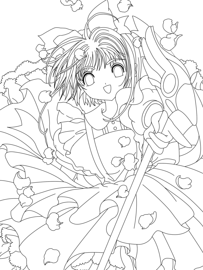 Coloriage Incroyable Cardcaptor Sakura