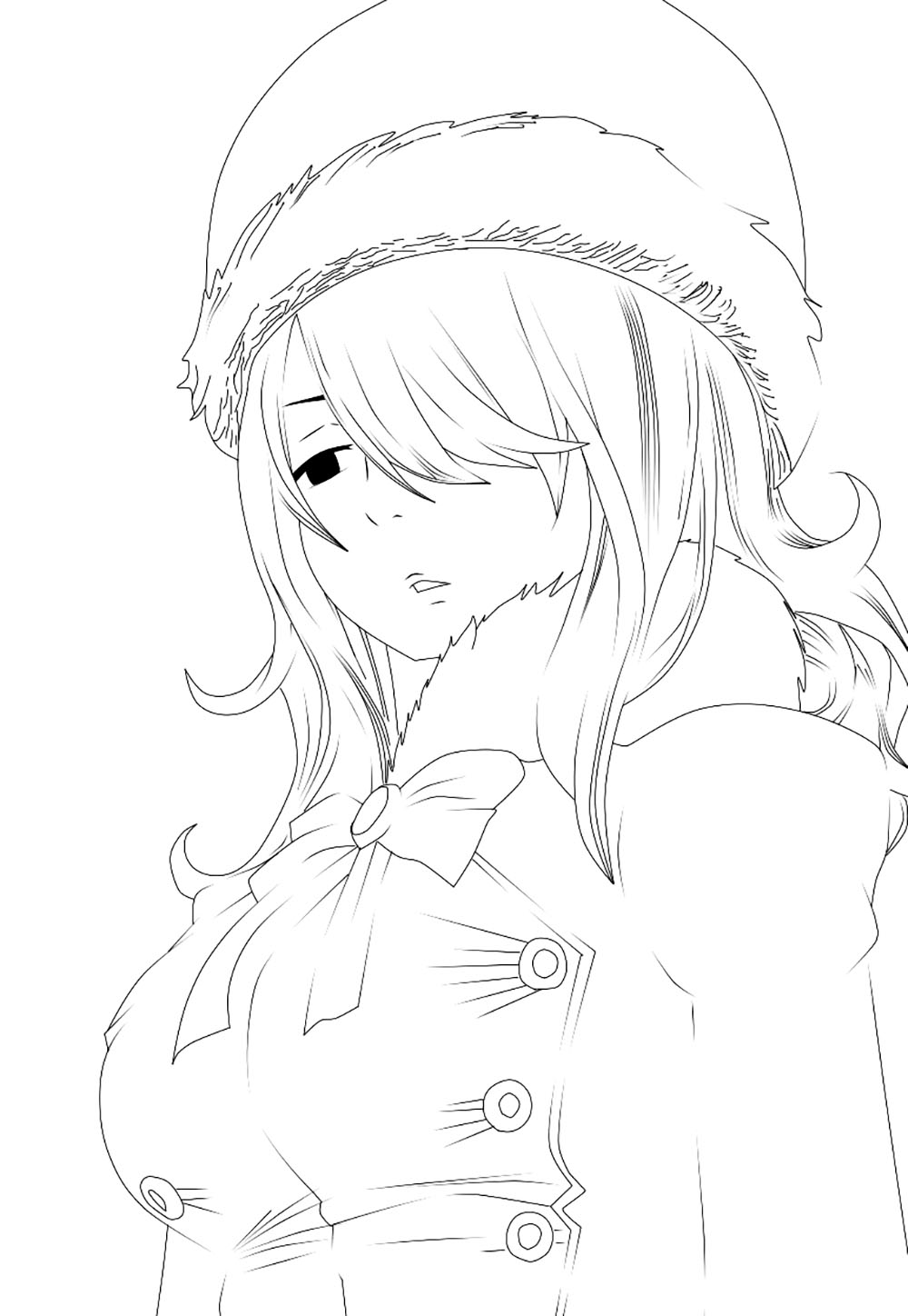 Coloriage Juvia Loxar imprimable