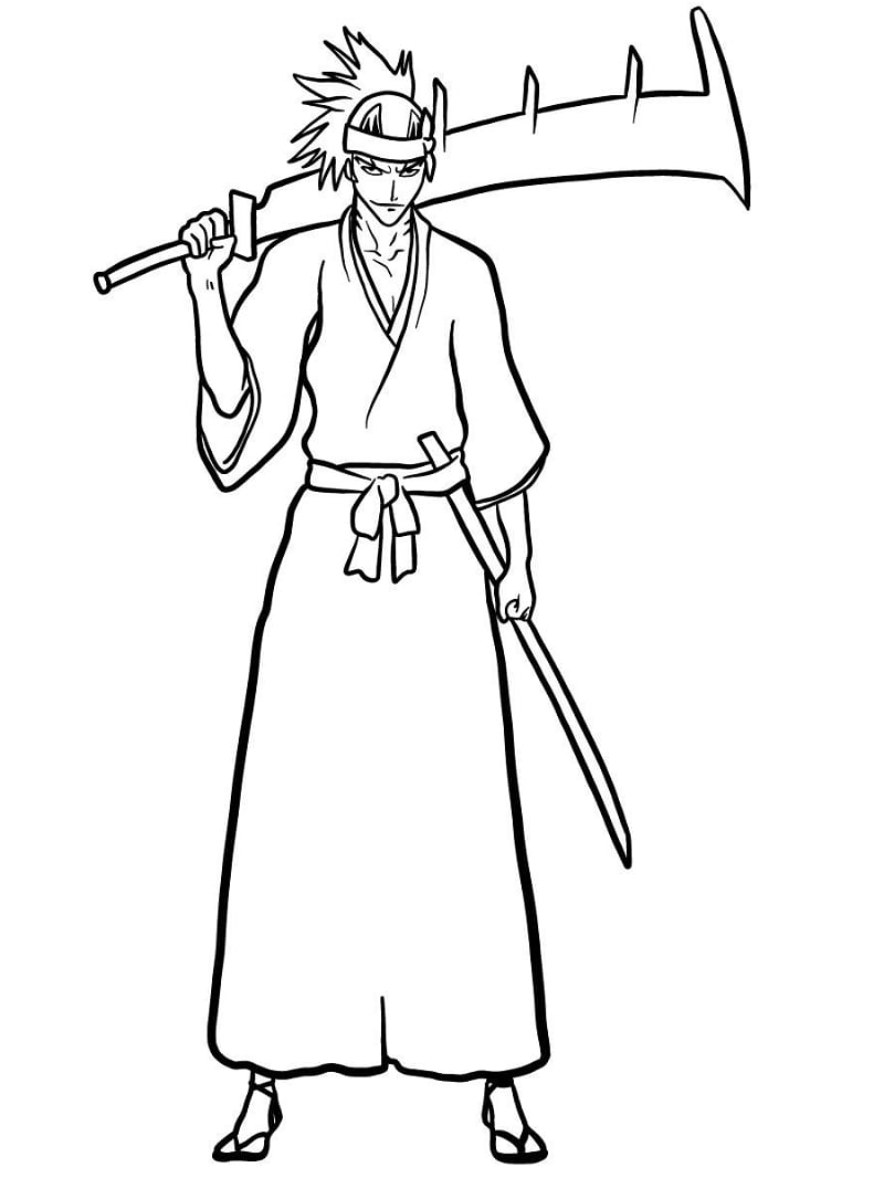 Coloriage Renji Abarai Image HD