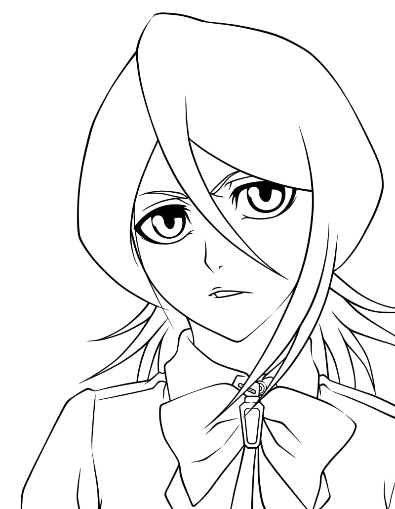 Coloriage Rukia Images gratuit