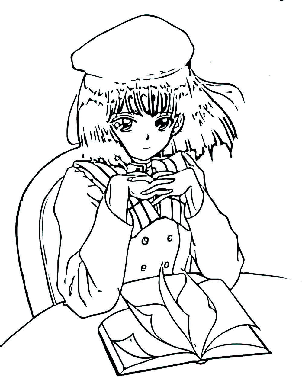 Coloriage Sailor Saturn imprimable gratuitement