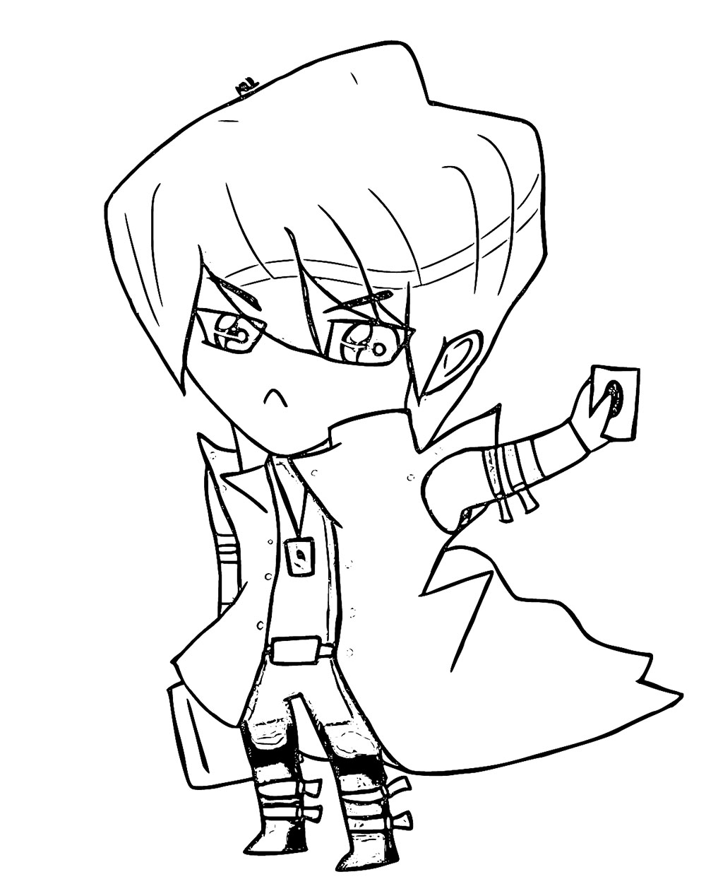 Coloriage Chibi Seto Kaiba