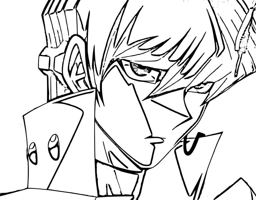 Coloriage Dessin au trait Seto Kaiba