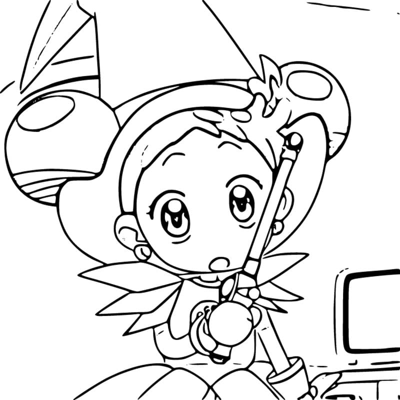 Coloriage Dorémi Harukaze imprimer